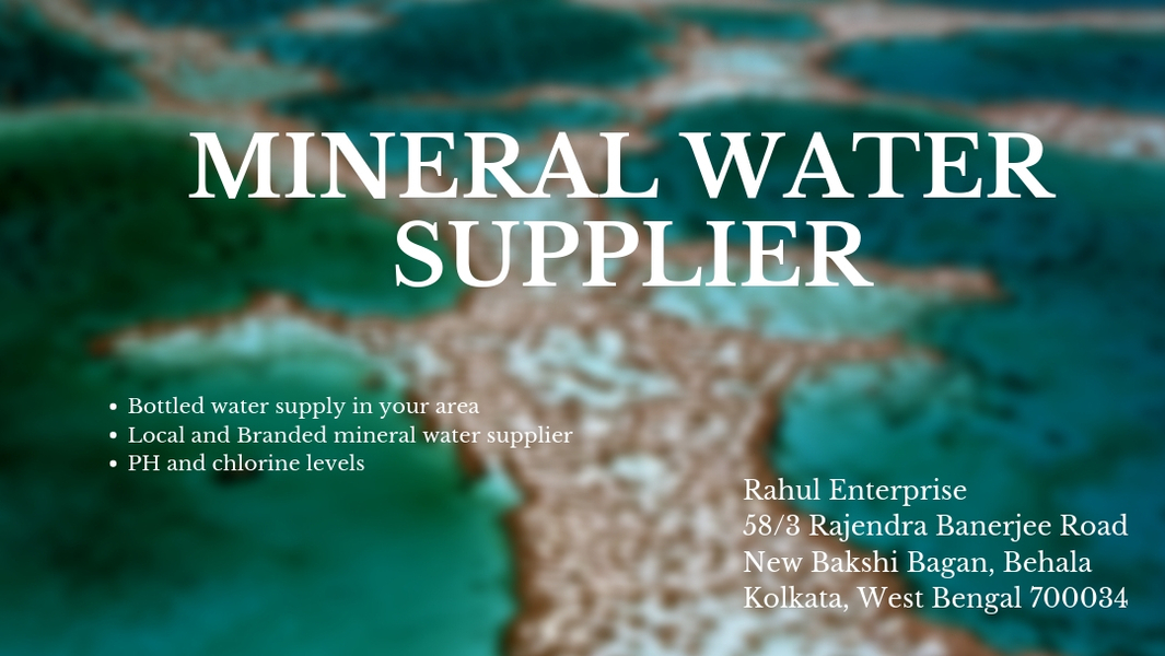 Cover photo of Rahul Enterprise - mineral water supplier in Kolkata